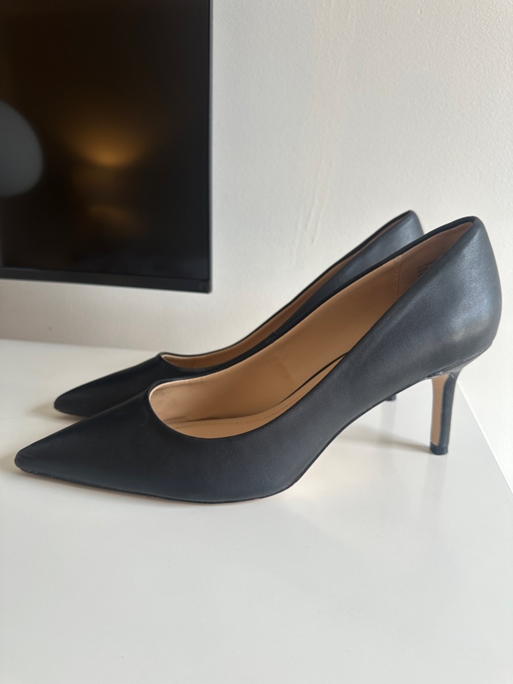 Black ON 34th Pointed Toe Heels